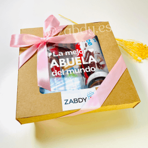 Mini Caja Kinder: "La Mejor Abuela Del Mundo"