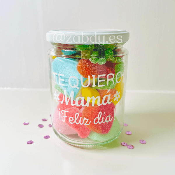Bote de Gominolas: "Te Quiero Mamá, ¡Feliz Día!" - Imagen 2