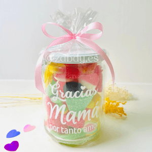 Bote de Gominolas: "Gracias Mamá por Tanto Amor"