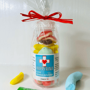 Botella de Gominolas: "Happyrina"